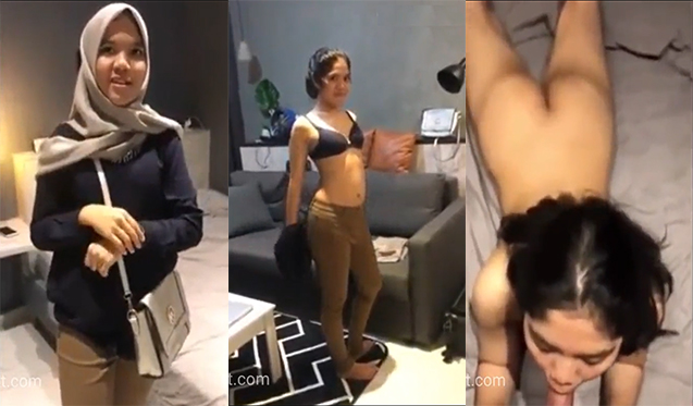 BOKEP INDO | KETIKA NGAJAK ADIKKU YANG BERKERUDUNG KE HOTEL